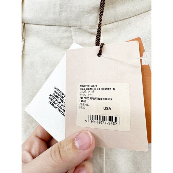 NANUSHKA RIMA Tailored Marathon Shorts Size L NWT - Picture 7 of 7